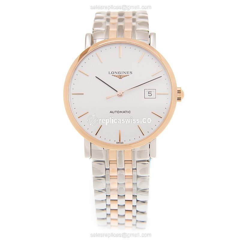 Longines L4.910.5.12.7 ELEGANT Automatic 18kt Rose Gold & Steel