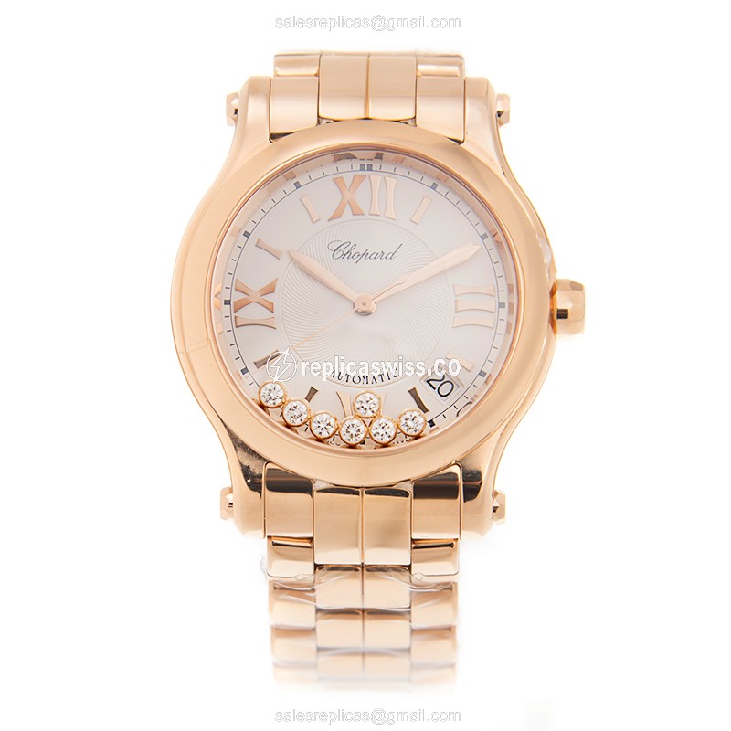 Chopard 274808-5002 HAPPY SPORT Automatic 18kt Rose Gold