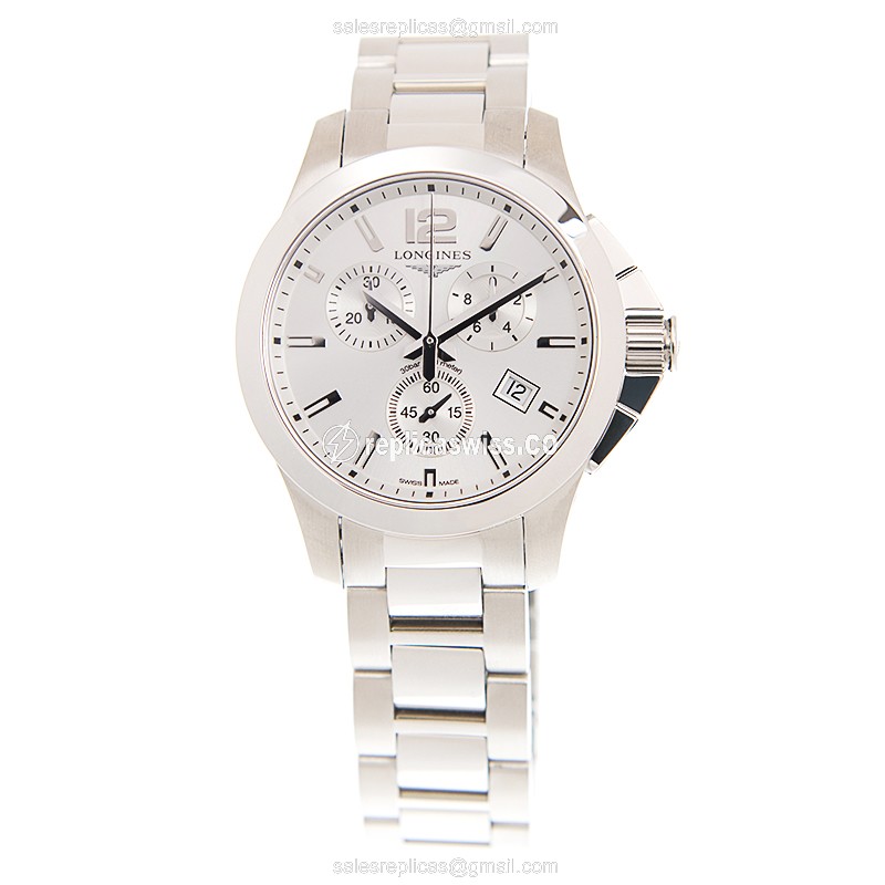 Longines L3.379.4.76.6 CONQUEST Quartz Stainless Steel