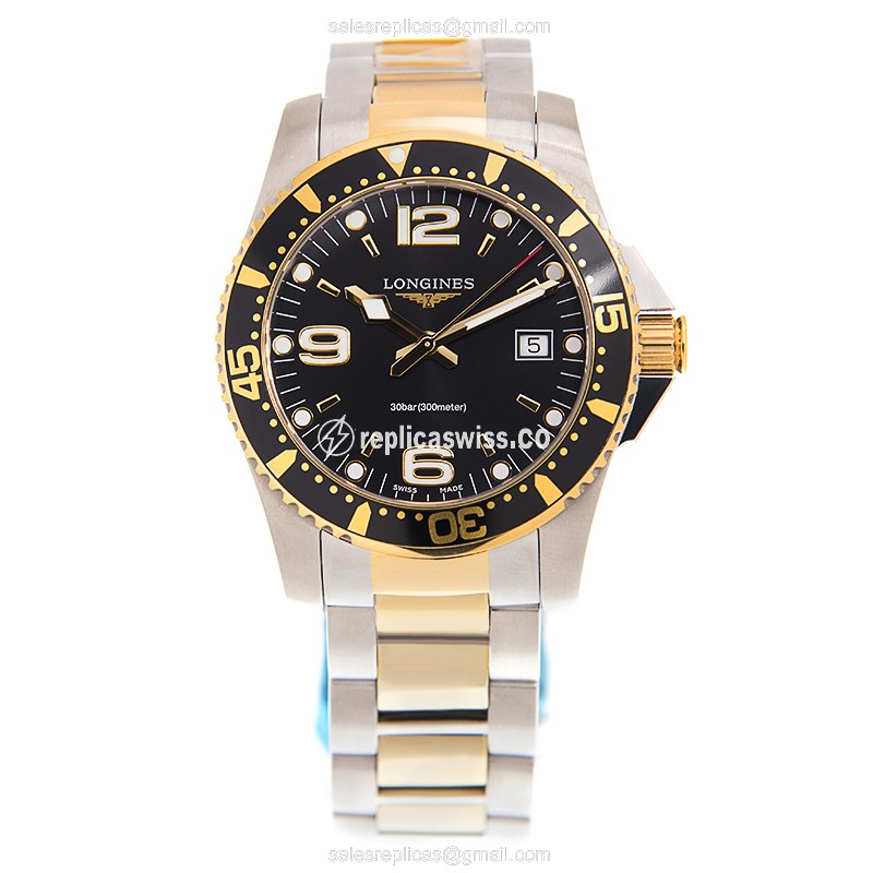 Longines L3.740.3.56.7 CONQUEST Quartz Gold-Plated & Stainless Steel
