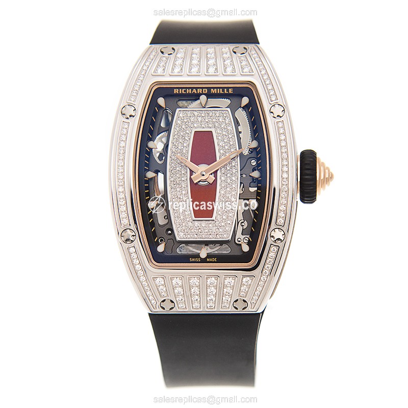 Richard Mille RM07-01 WG Automatic 18kt White Gold & Diamond