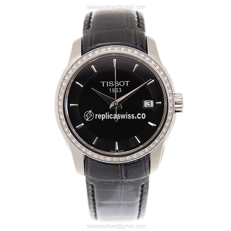 Tissot T035.210.66.051.00 T-CLASSIC Quartz Stainless Steel & Diamonds