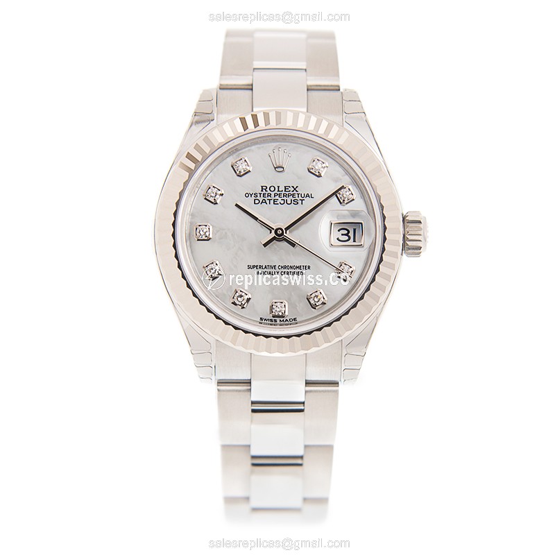 Rolex 279174-0010 LADY DATEJUST Automatic 18kt White Gold & Steel
