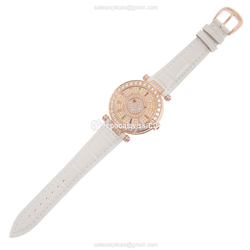 Franck Muller DM 42 COL DRMD 1R CD (5N) DOUBLE MYSTERY Automatic 18kt Rose Gold & Diamonds
