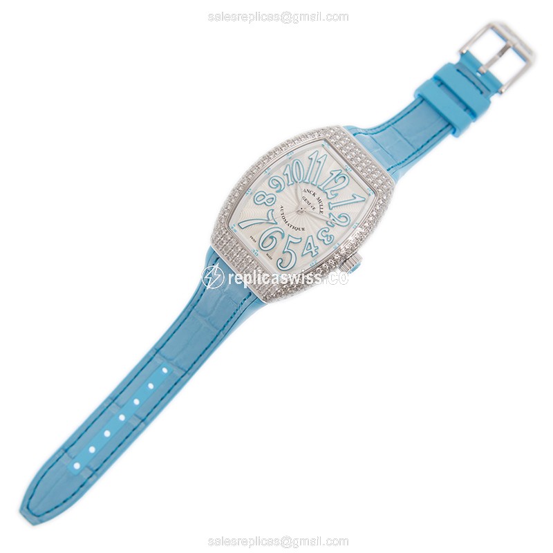 Franck Muller V 35 SC AT FO D (AC.BL) VANGUARD Automatic Stainless Steel