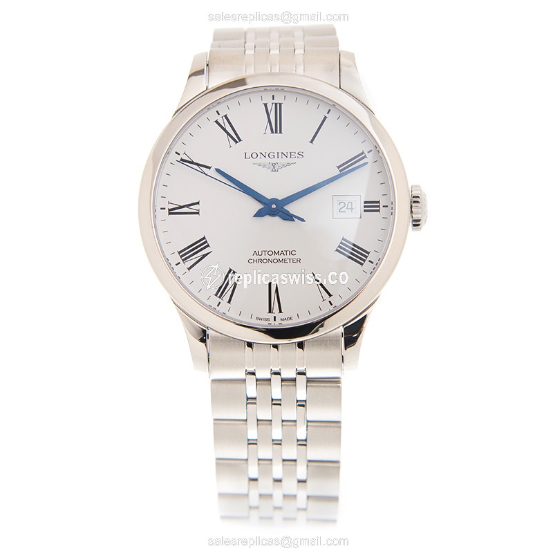 Longines L2.820.4.11.6 RECORD Automatic Stainless Steel