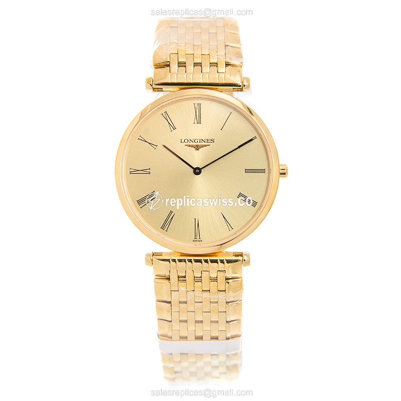 Longines L4.709.2.31.8 LA GRANDE Quartz 18kt Yellow Gold