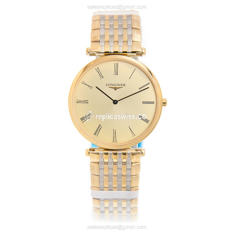 Longines L4.709.2.31.7 LA GRANDE Quartz 18kt Gold & Steel