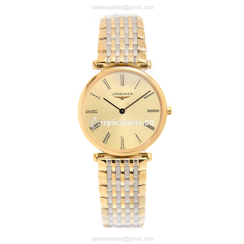 Longines L4.512.2.31.7 LA GRANDE Quartz 18kt Gold & Steel