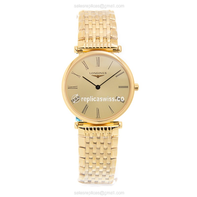 Longines L4.512.2.31.8 LA GRANDE Quartz 18kt Gold & Steel