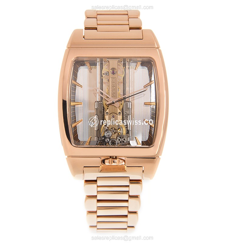 Corum 313.165.55/V100 GL10R GOLDEN BRIDGE Automatic 18kt Rose Gold
