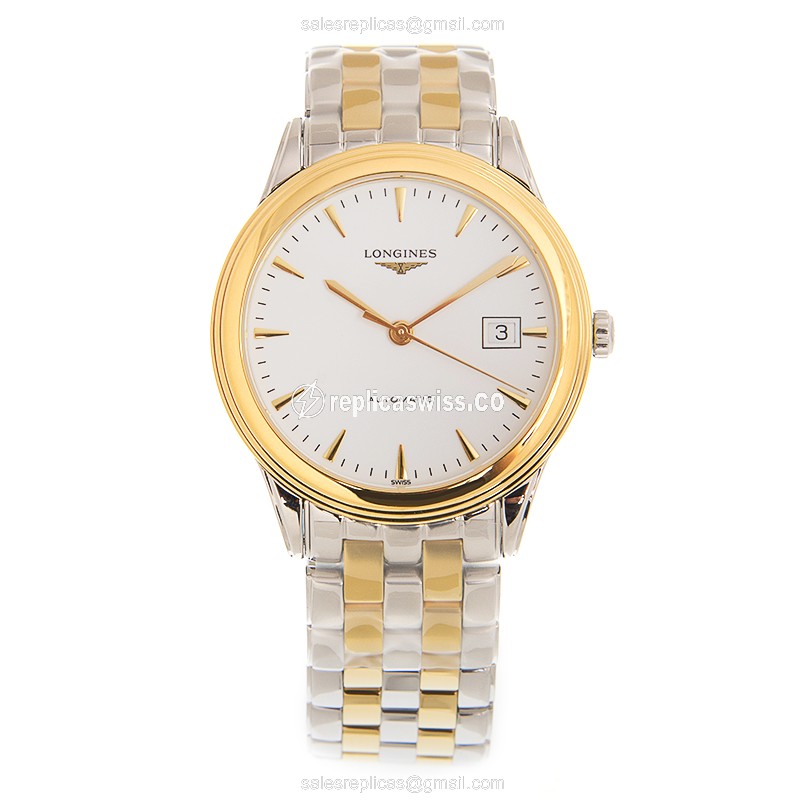 Longines L4.974.3.22.7 FLAGSHIP Automatic Gold-Plated & Stainless Steel