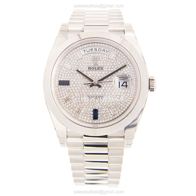 Rolex 228206 Z.B2SA DAY-DATE Automatic 18kt White Gold