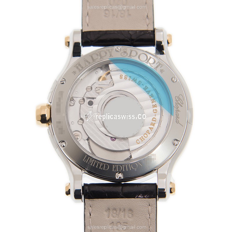 Chopard 278578-4001 HAPPY DIAMONDS Automatic 18kt Gold & Diamond & Steel