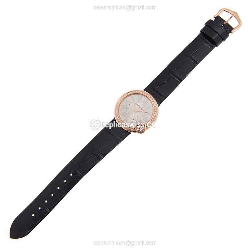 Cartier WJBL0005 BALLON BLANC DE CARTIER Quartz 18kt Rose Gold & Diamonds