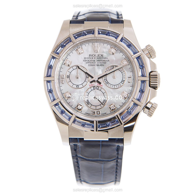 Rolex 116589SACI-NG DAYTONA Automatic 18kt White Gold & Sapphire