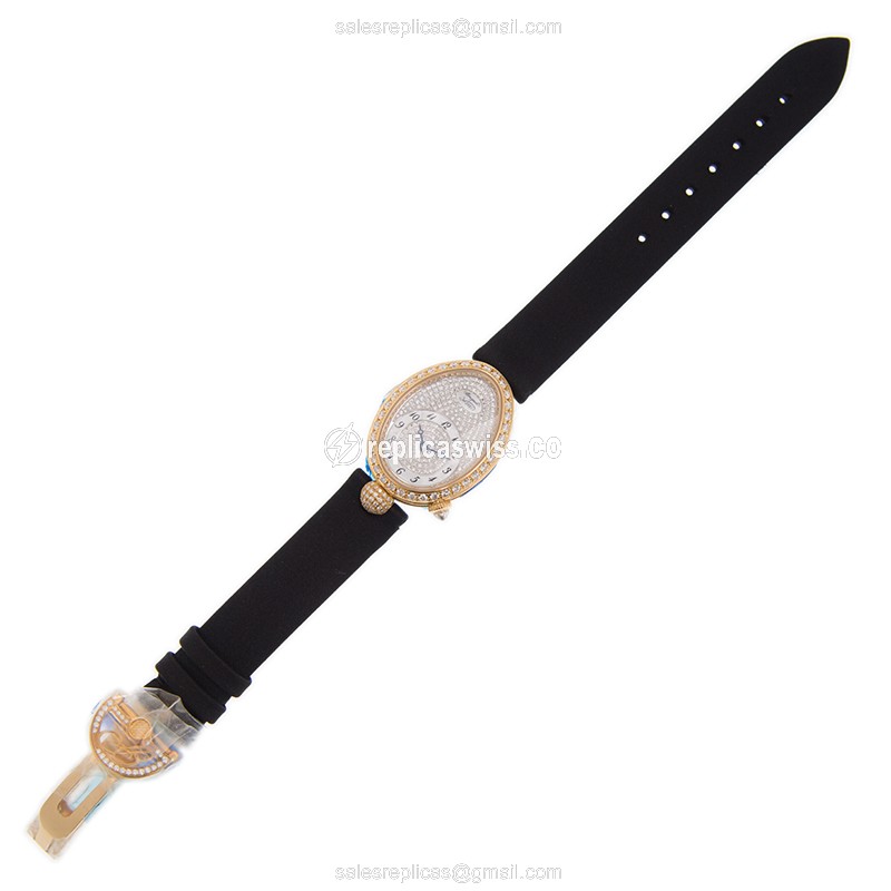 Breguet 8928BA/8D/844/DD0D REINE DE NAPLES Automatic 18kt Gold & Diamond