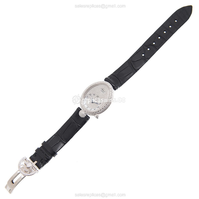 Breguet 8928BB/8D/944/DD0D REINE DE NAPLES Automatic 18kt White Gold & Diamond