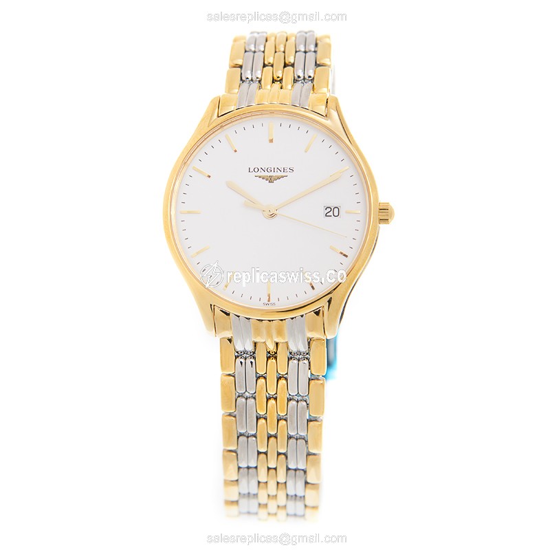 Longines L4.359.2.12.7 LONGINES LYRE Quartz Gold-Plated & Stainless Steel