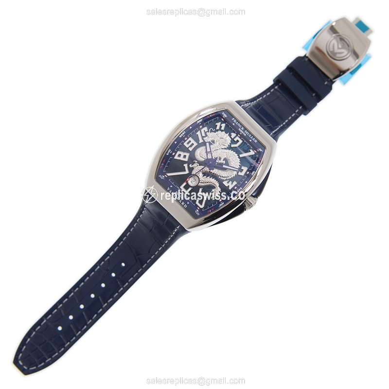 Franck Muller V 45 SC DT DRAGON KING (AC.BL) VANGUARD Automatic Stainless Steel