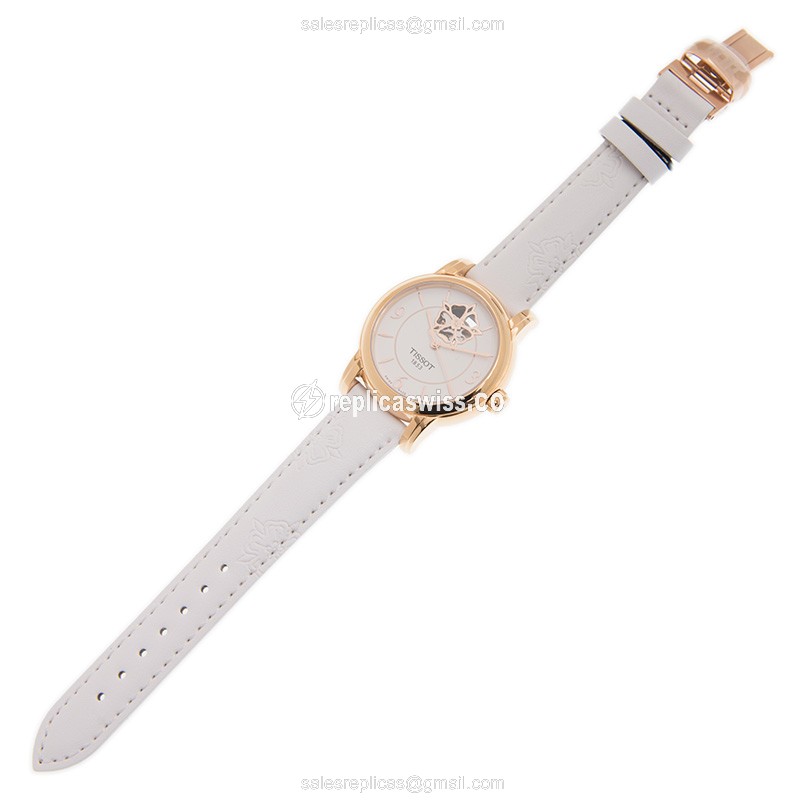 Tissot T050.207.37.017.04 LADY HEART Automatic 18kt Rose Gold & Steel