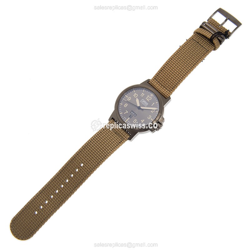Oris 735 7641 4263 (5 22 22 G) AVIATION Automatic Stainless Steel