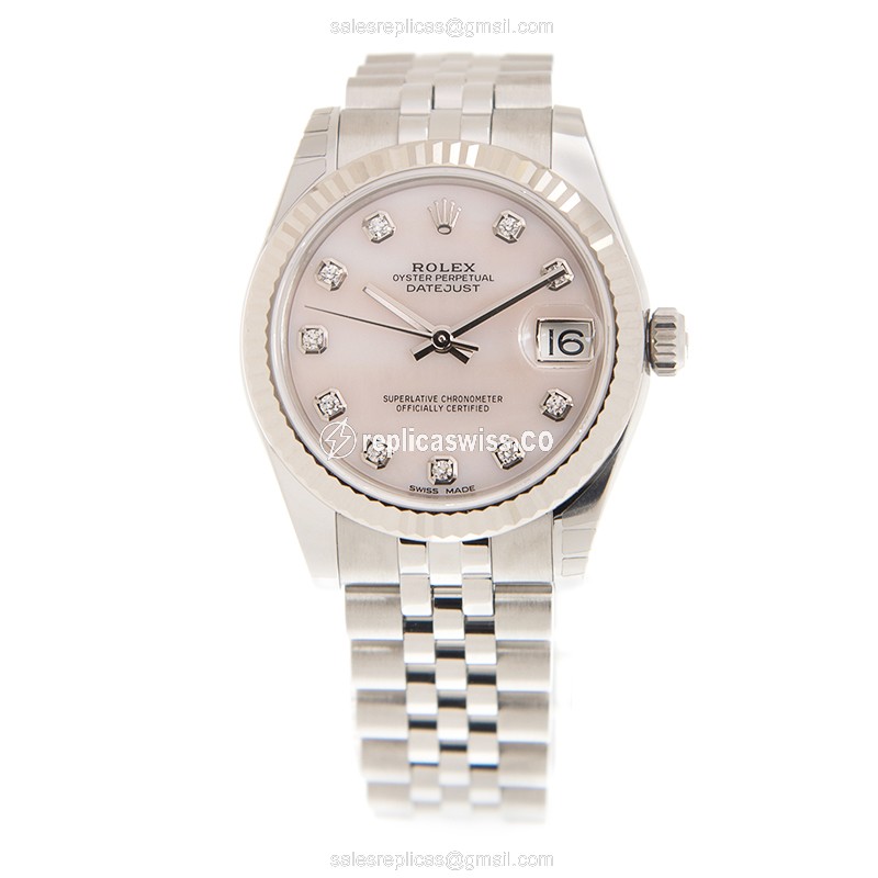 Rolex 178274-0043 DATEJUST Automatic 18kt White Gold & Steel