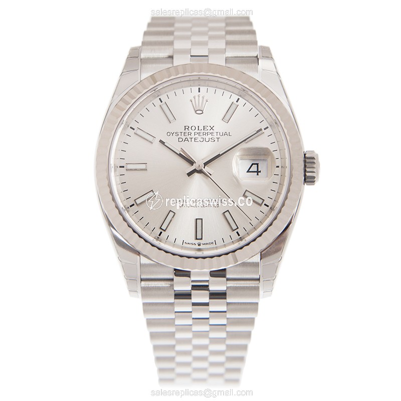 Rolex 126234S DATEJUST Automatic 18kt White Gold & Steel