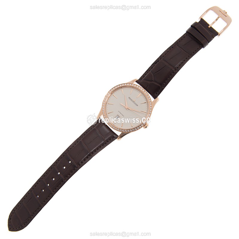 Jaeger-Lecoultre Q1232501 MASTER ULTRA THIN Automatic 18kt Rose Gold & Diamonds