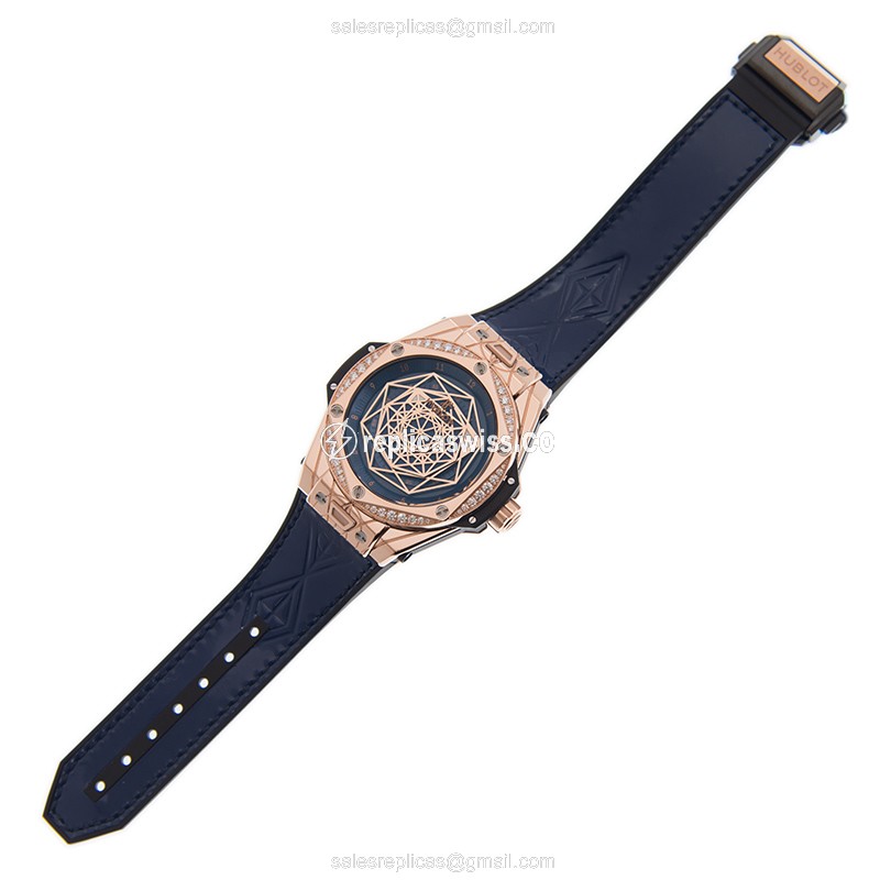 Hublot 465.OS.7189.VR.1204.MXM19 (LTD100) BIG BANG Automatic 18kt Rose Gold & Diamonds