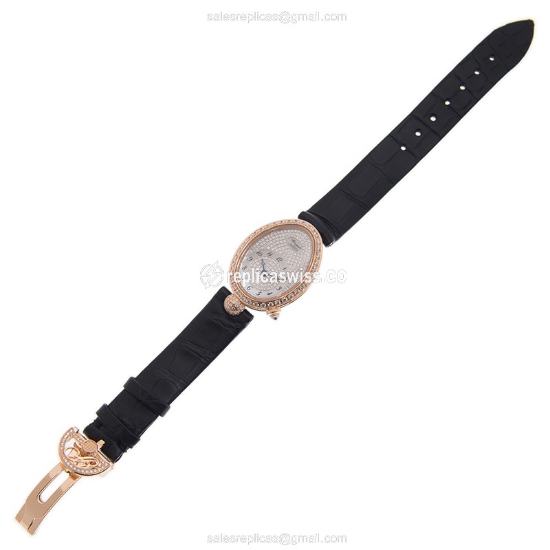 Breguet 8928BR/8D/944/DD0D REINE DE NAPLES Automatic 18kt Rose Gold & Diamonds