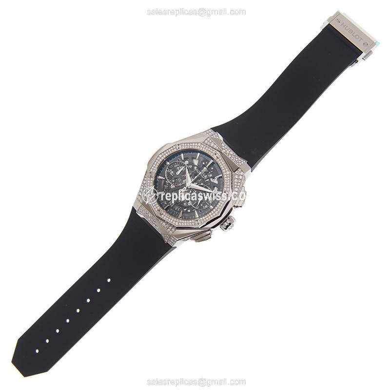 Hublot 525.NX.0170.RX.1804.ORL18 CLASSIC FUSION Automatic Titanium & Diamond