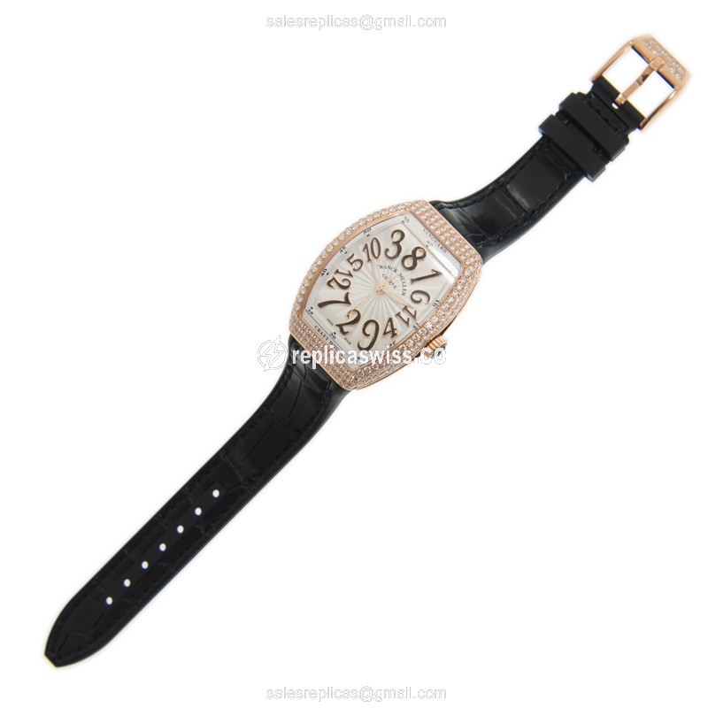 Franck Muller V 32 CH D (5N.NR) VANGUARD Automatic 18kt Rose Gold & Steel