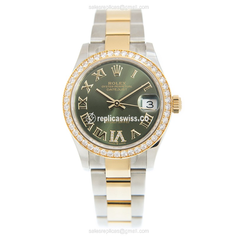 Rolex 278383RBR-0015 DATEJUST Automatic 18kt Gold & Diamond & Steel