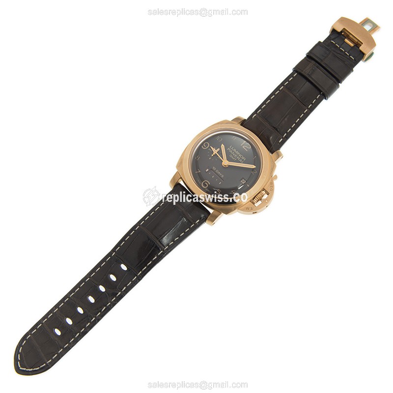Panerai PAM00487 LUMINOR Automatic 18kt Rose Gold