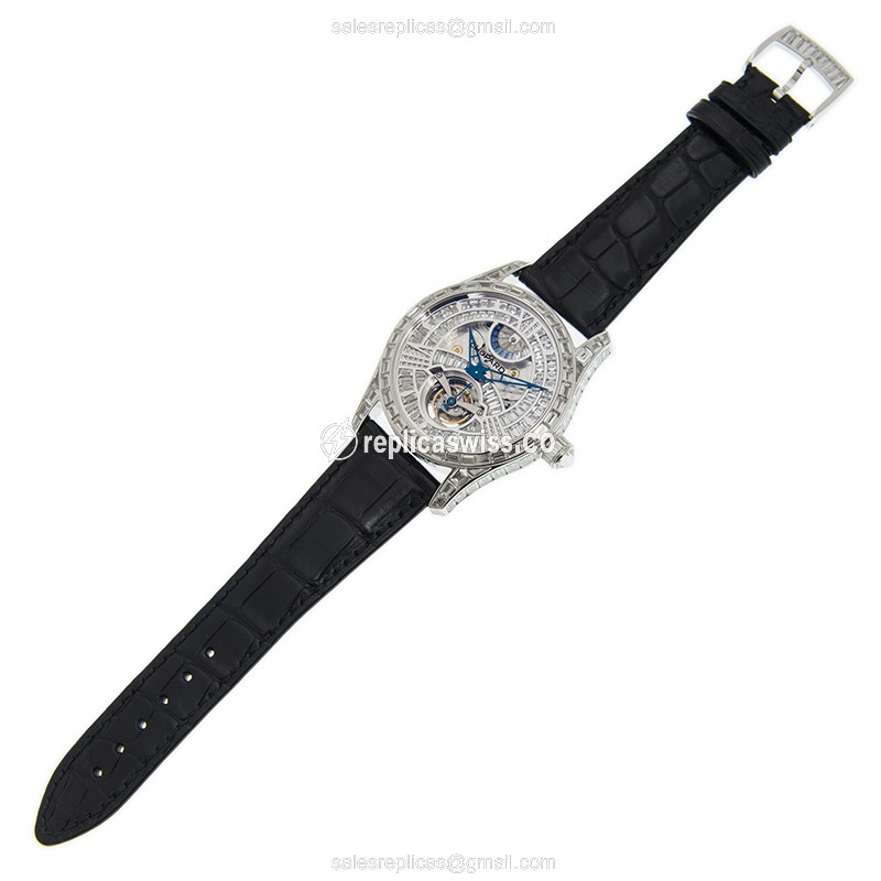 Chopard 171921-1001 L.U.C Manual Wind 18kt White Gold & Diamond