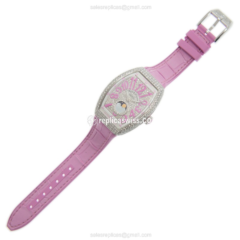 Franck Muller V 32 SC AT FO L D CD (AC.RS) VANGUARD Automatic Stainless Steel & Diamonds