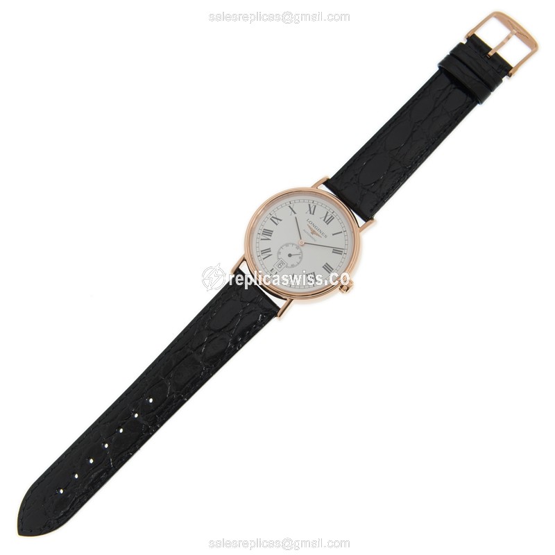 Longines L4.905.1.11.2 PRESENCE Automatic Gold-Plated & Stainless Steel