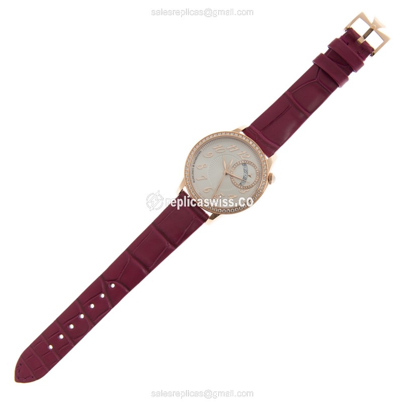 Vacheron Constantin 4605F/000R-B496 EGERIE Automatic 18kt Rose Gold & Diamonds