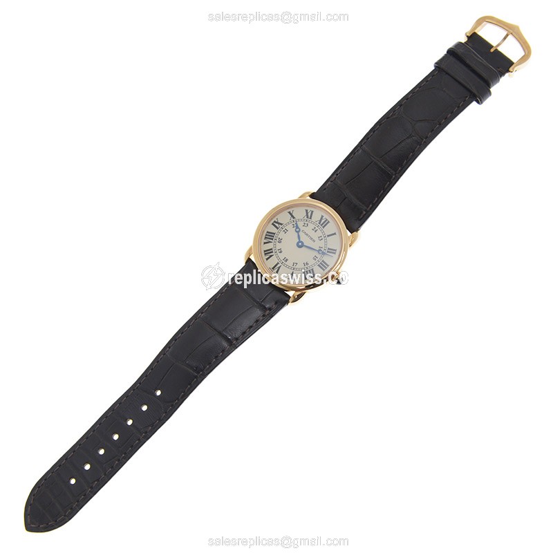 Cartier W6800151 RONDE LOUIS CARTIER Quartz 18kt Rose Gold