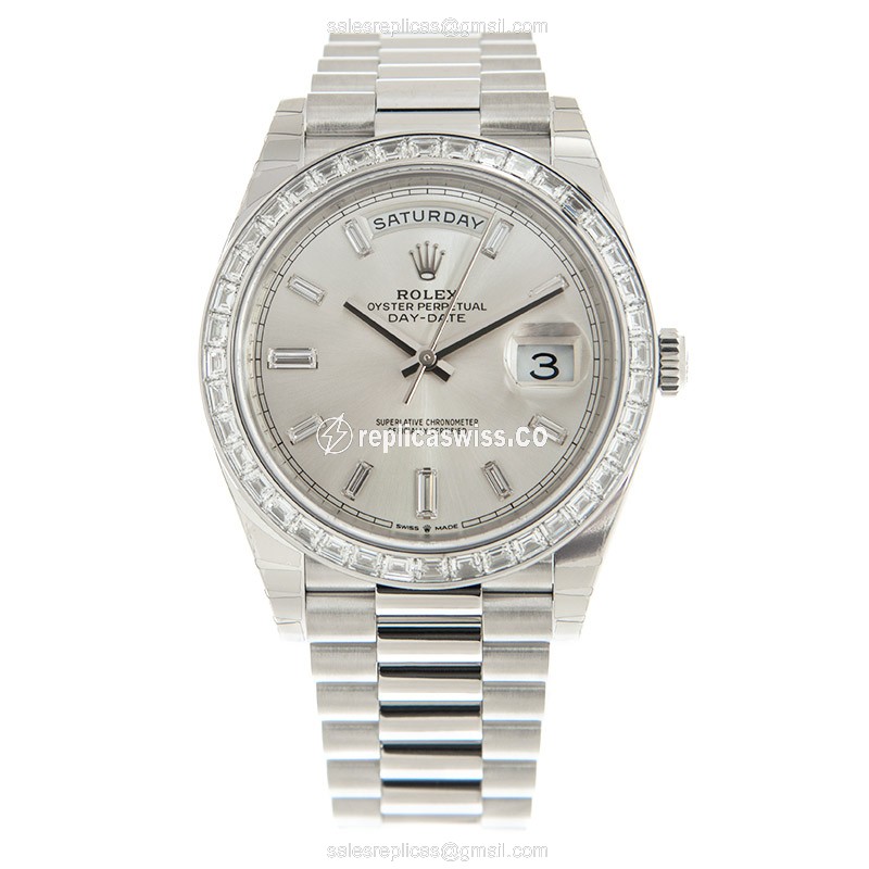 Rolex 228396TBR-0011 DAY-DATE Automatic 950 Platinum & Diamonds