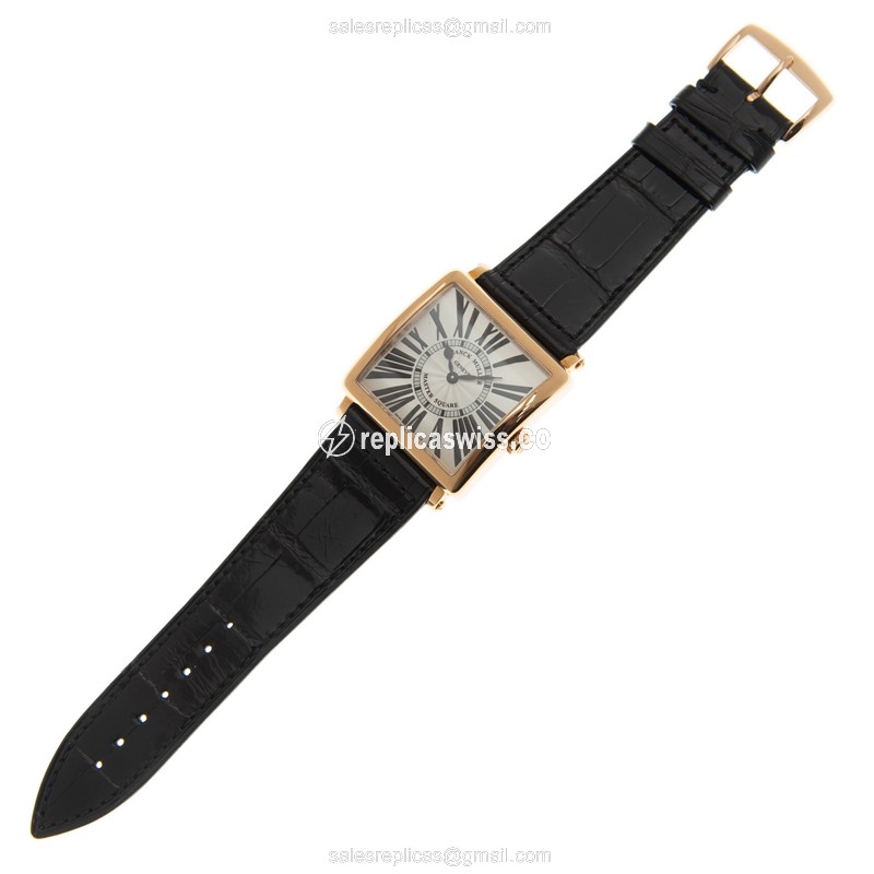 Franck Muller 6002 M QZ R (5N) MASTER SQUARE Quartz 18kt Rose Gold