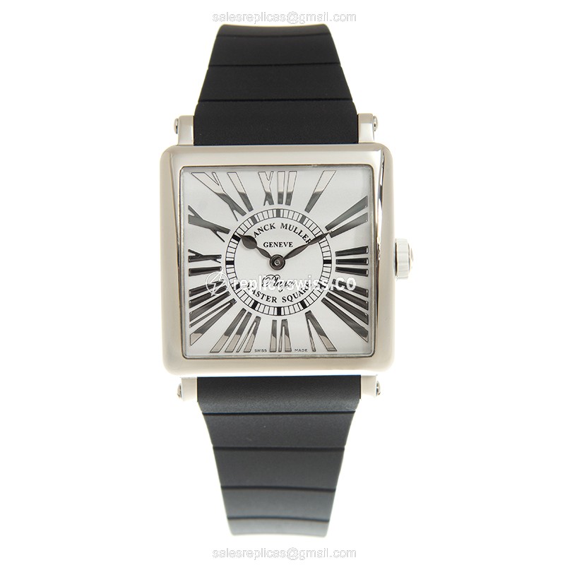 Franck Muller 6002 M QZ REL R PLY (AC)-WT MASTER SQUARE Quartz Stainless Steel