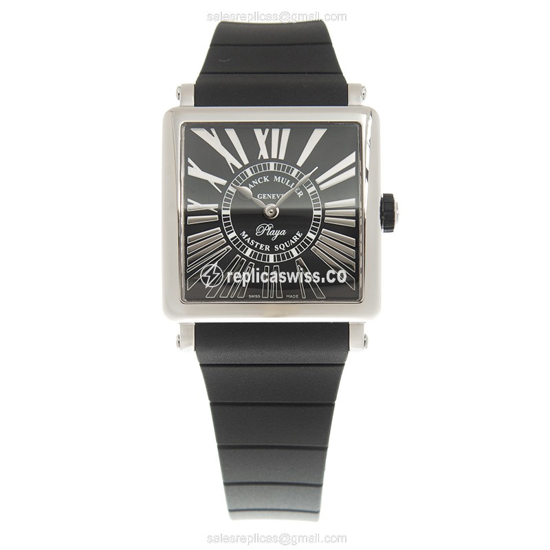 Franck Muller 6002 M QZ REL R PLY (AC)-BK MASTER SQUARE Quartz Stainless Steel