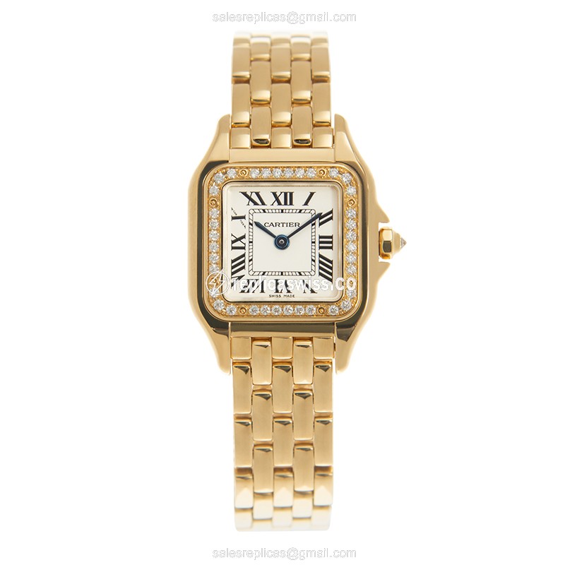 Cartier WJPN0015 PANTHeRE DE CARTIER Quartz 18kt Gold & Diamond