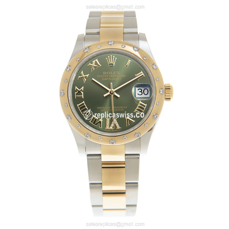 Rolex 278343RBR-0015 DATEJUST Automatic 18kt Gold & Diamond & Steel