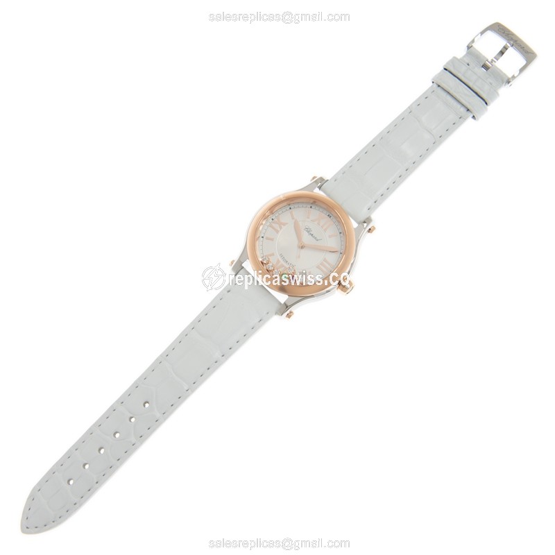 Chopard 278559-6020 HAPPY SPORT Automatic 18kt Rose Gold & Steel