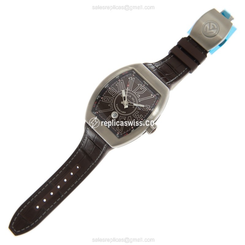 Franck Muller V 45 SC DT(AC.BR.BN) VANGUARD Automatic Stainless Steel
