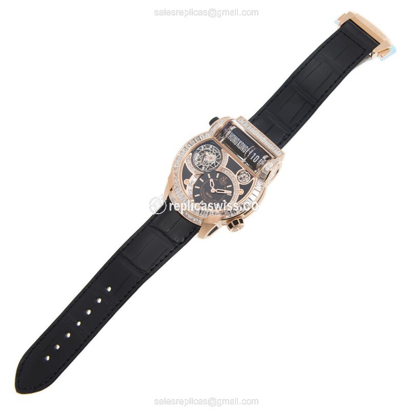Jacob & Co ES802.40.BD.BD.A CA4D EPIC SF24 Automatic 18kt Rose Gold & Diamonds