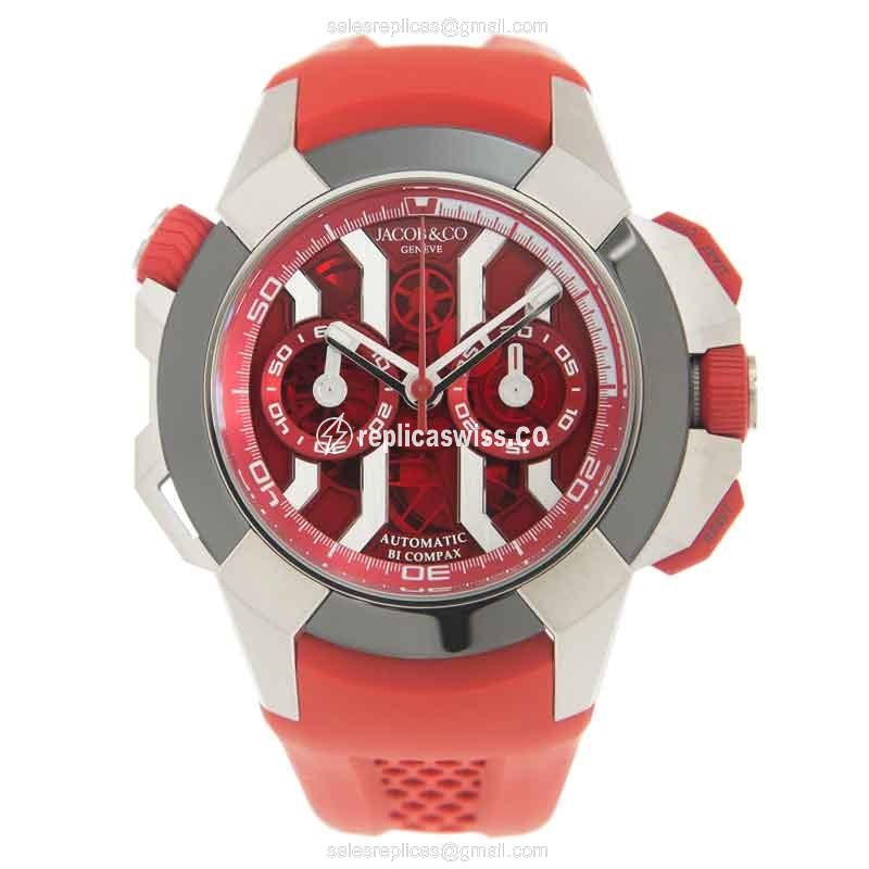 Jacob & Co EC313.20.SB.RR.BHD4D EPIC X CHRONO Automatic Titanium